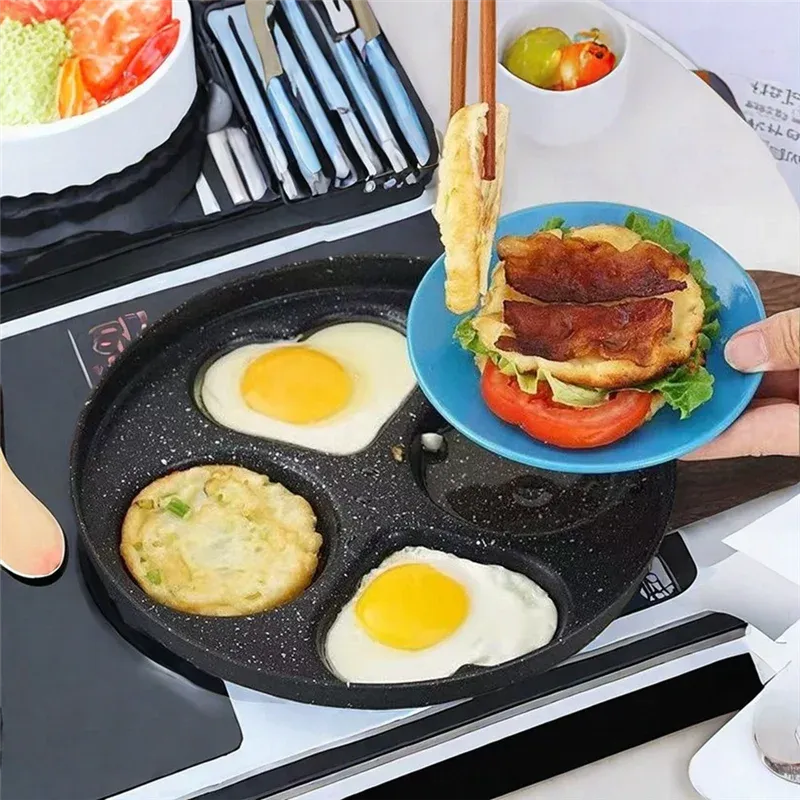 Egg and Pancake Pan Set - Durable Non-Stick Cookware