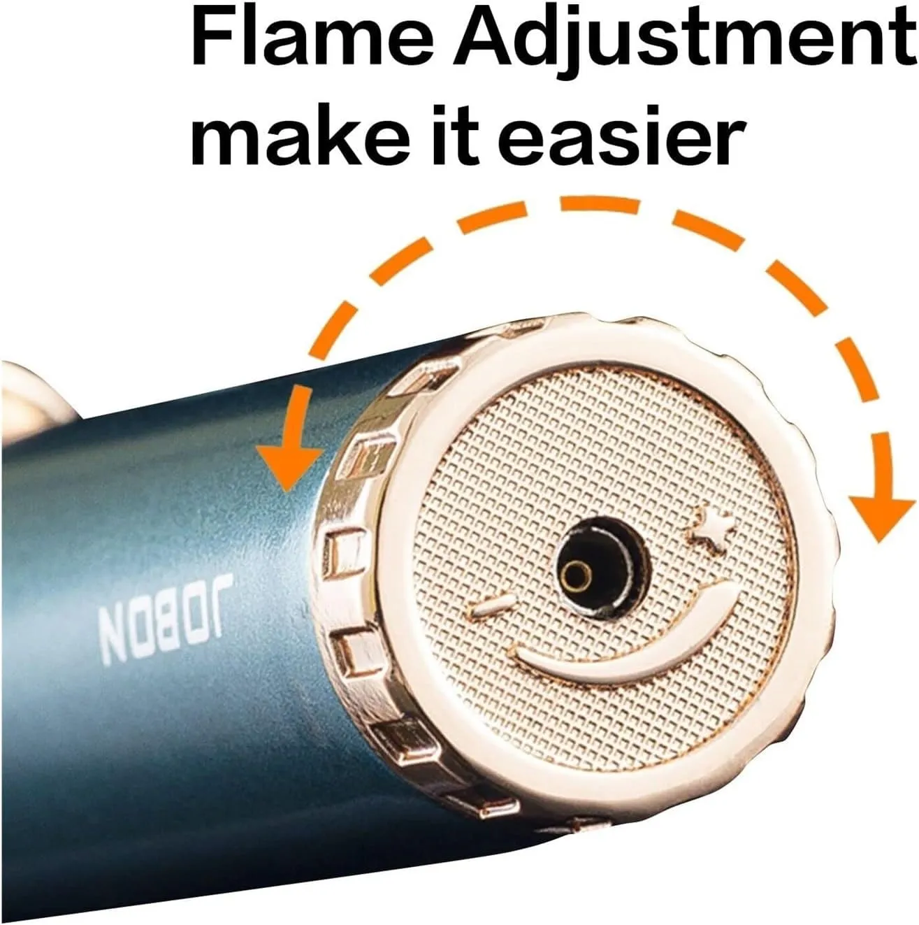 Elbow Multifunctional Kitchen Torch Lighter, Adjustable Rotatable Lockable Jet Flame Refillable Long Pen Lighter with Gas Window for Candle BBQ Baking Camping (Butane Not Included) (Black Ice)(Green)