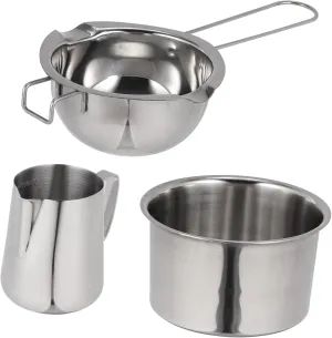 Elevate Your Outdoor Cooking Stainless Steel Cheese Melting Pot Compact Hiking Cookware Baking Chocolate Pan Cook Tool Even Heat Distribution