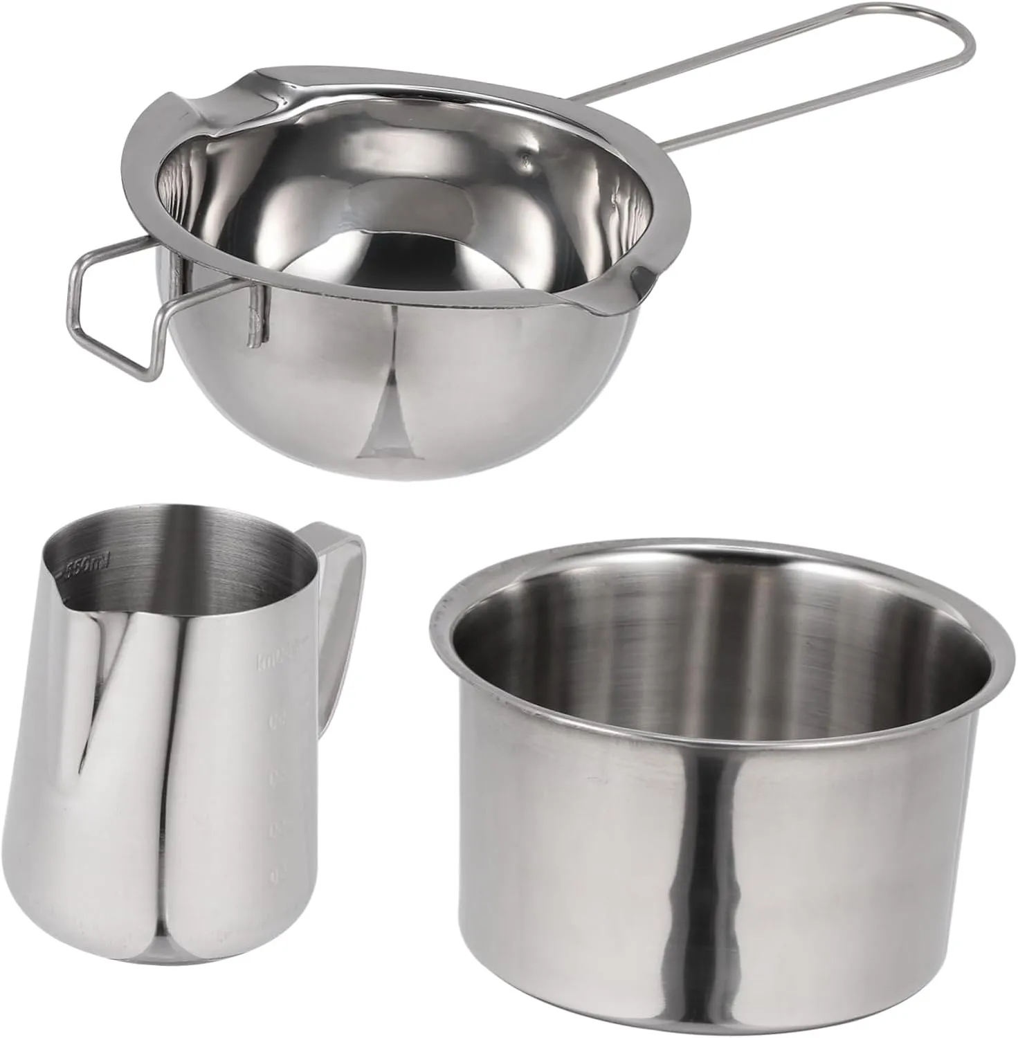 Elevate Your Outdoor Cooking Stainless Steel Cheese Melting Pot Compact Hiking Cookware Baking Chocolate Pan Cook Tool Even Heat Distribution