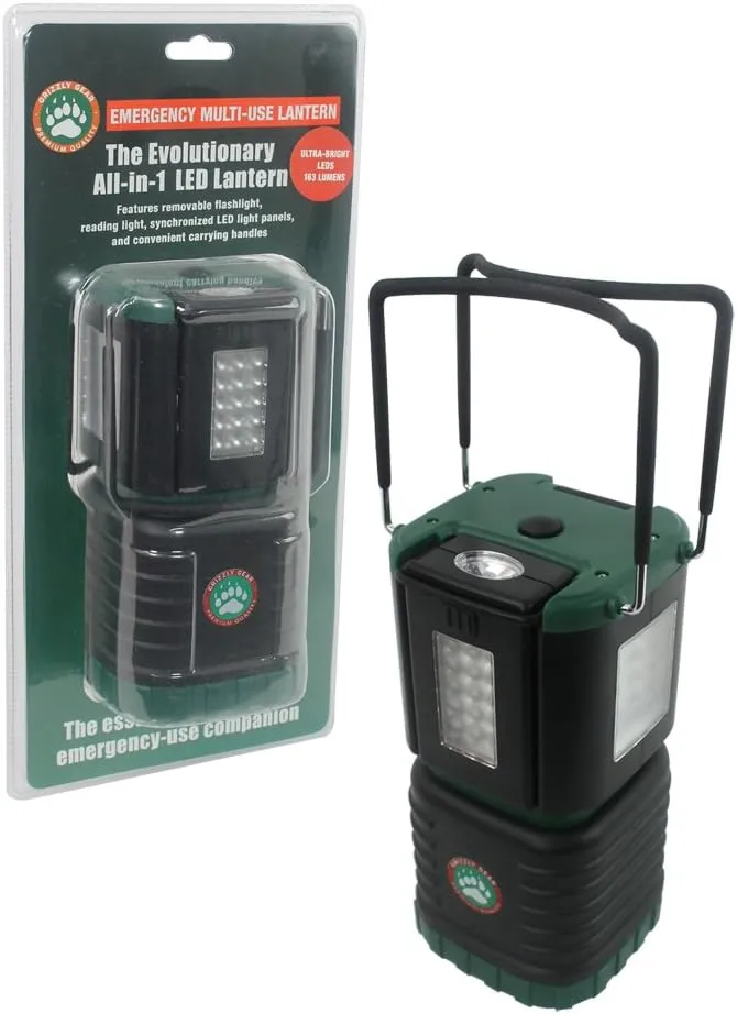 Emergency Lantern - All in 1 Multi-use LED Lantern with Flashlight and Reading Light