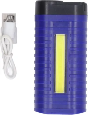 EVTSCAN LED COB Dual Light Source Flashlight USB Charging Work Lamp Outdoor Flashlight Pen Clip