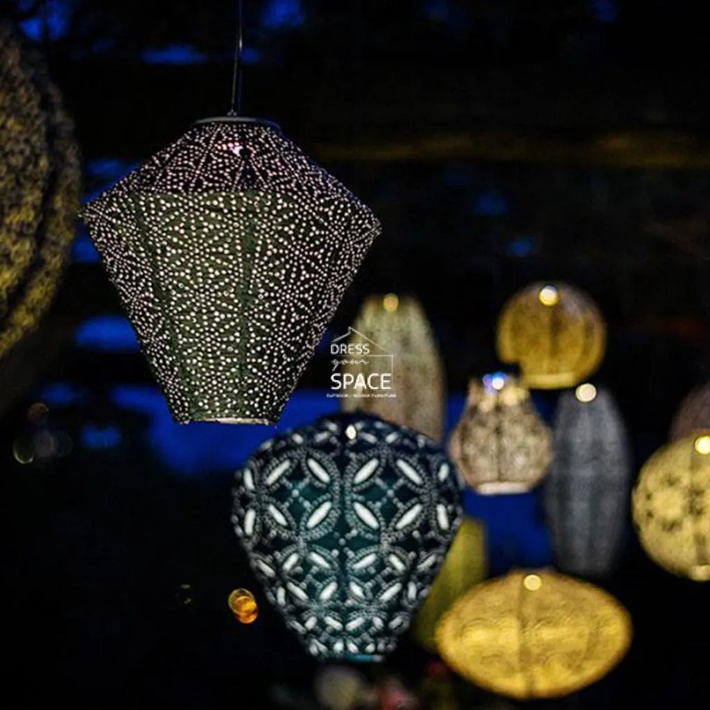 Fiore Tulip 20 - Grey Blue - Solar Lantern