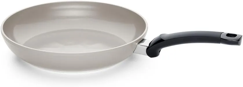 Fissler Ceratal Classic Ceramic 11 Inch Non-Stick Frying Pan, Warm Grey, Made without PFAS