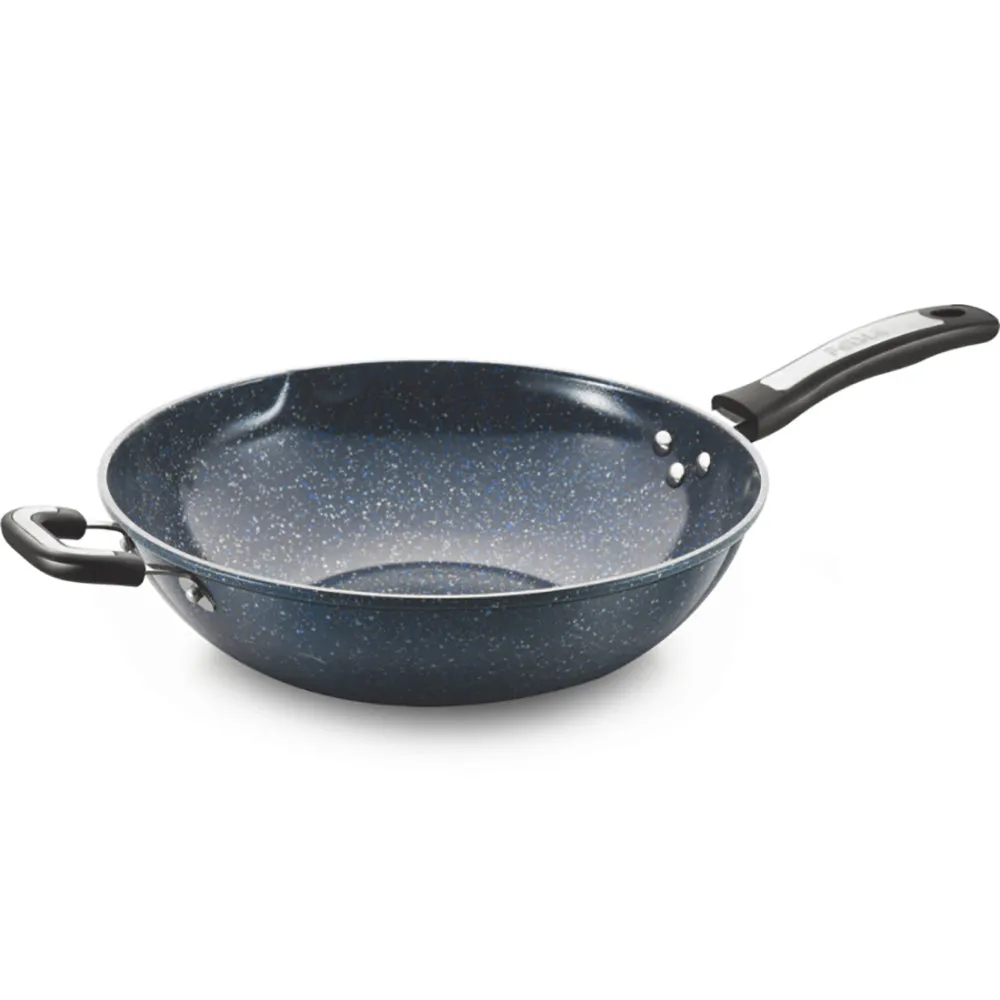 Fissler Crystal Ceramic Non-Stick Iron Wok - 36cm