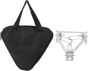 Foldable Gas Stove Pot Rack Bracket Canister Stand Fuel Grill Tripod Outdoor Folding Camping Accessory
