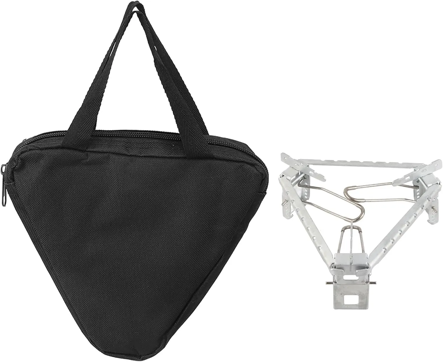 Foldable Gas Stove Pot Rack Bracket Canister Stand Fuel Grill Tripod Outdoor Folding Camping Accessory