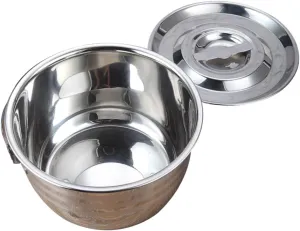 Garneck Stainless Camping Pots Kettle Portable 1.4l Cooking Pot for Thicken Soup Stew Hot Pot Sturdy Boys and Girls Camping Gear