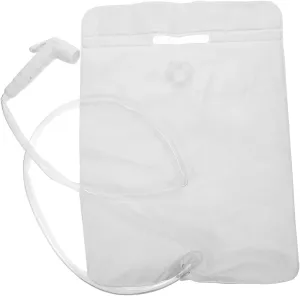 Gatuida Portable Water Storage Bag Outdoor Showers Camping Shower Pouches Plastic Outside Showers Portable Shower Bags Camping Shower Kits Tent Shower Camping Bag Shower Camping White PVC
