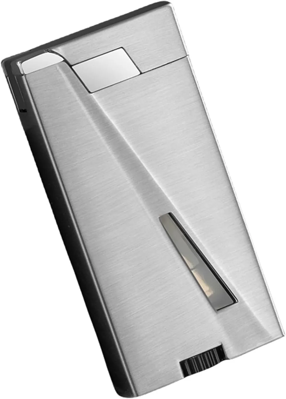 GAVIK Torch Lighter, Butane Windproof Lighter, Adjustable refillable Butane Fuel Lighter, Clear Beam, mini Lighter for BBQ BBQ Gas Fireplace fire Camping (Color : E)