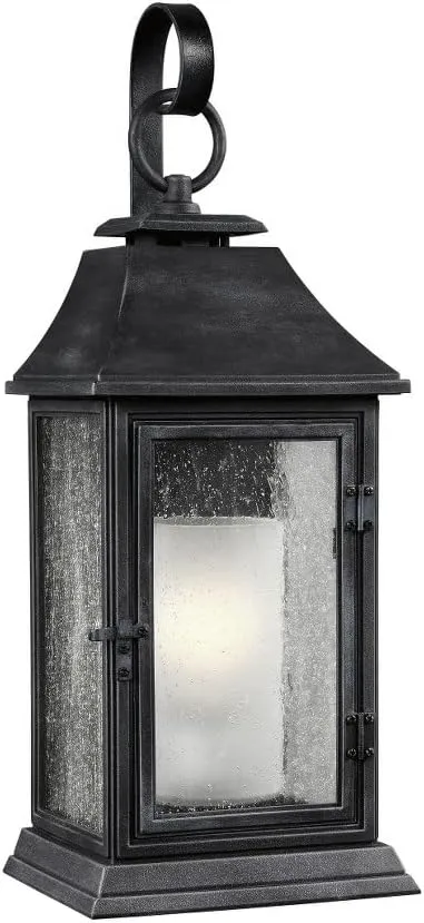 Generation Lighting-Sean Lavin-One Light Outdoor Wall Sconce in Transitional Style-7.38 Inch Wide by 19.13 Inch Tall-Dar