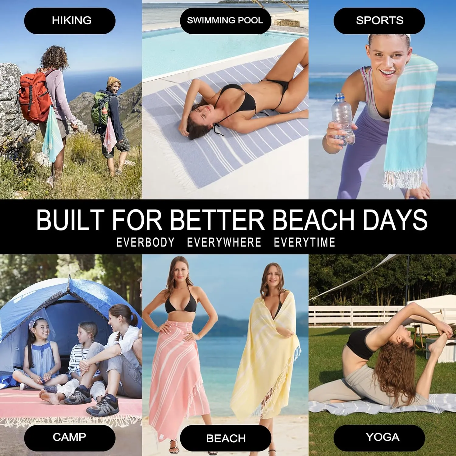 Giant Huge Thin Boho Throw Blanket Turkish Beach Blanket Towel Jumbo Extra Large Xl XXl Big Oversized Outdoor Picnic Accessories Airplane Travel Essentials Camping Gears Must Haves Yard Yoga Mat Coral