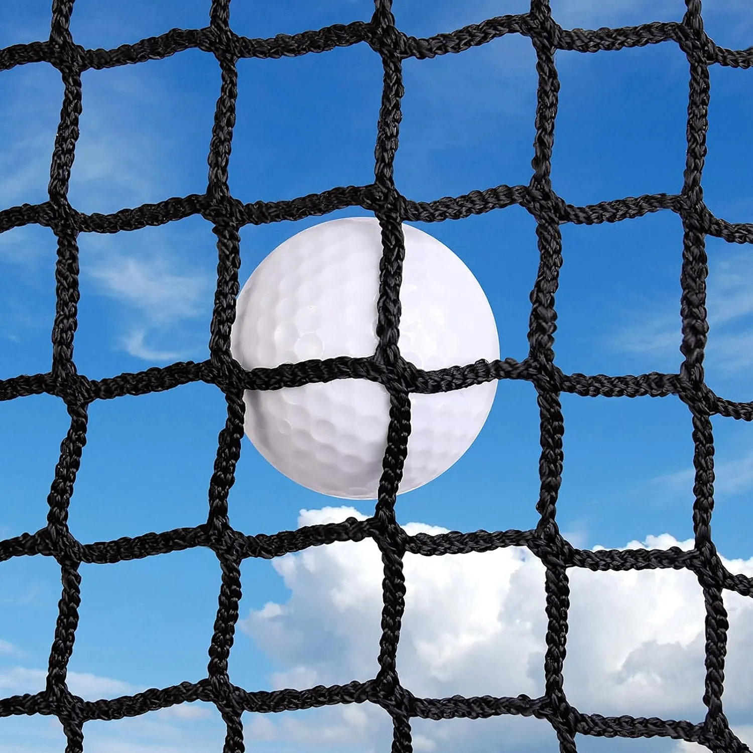 Golf Practice Net Golf Ball Hitting Netting（Net Only）, Heavy Duty Nylon Golf Sports Netting Barrier Nets 10x10ft/10x15ft/10x20ft/10x25ft/10x30ft/10x40ft
