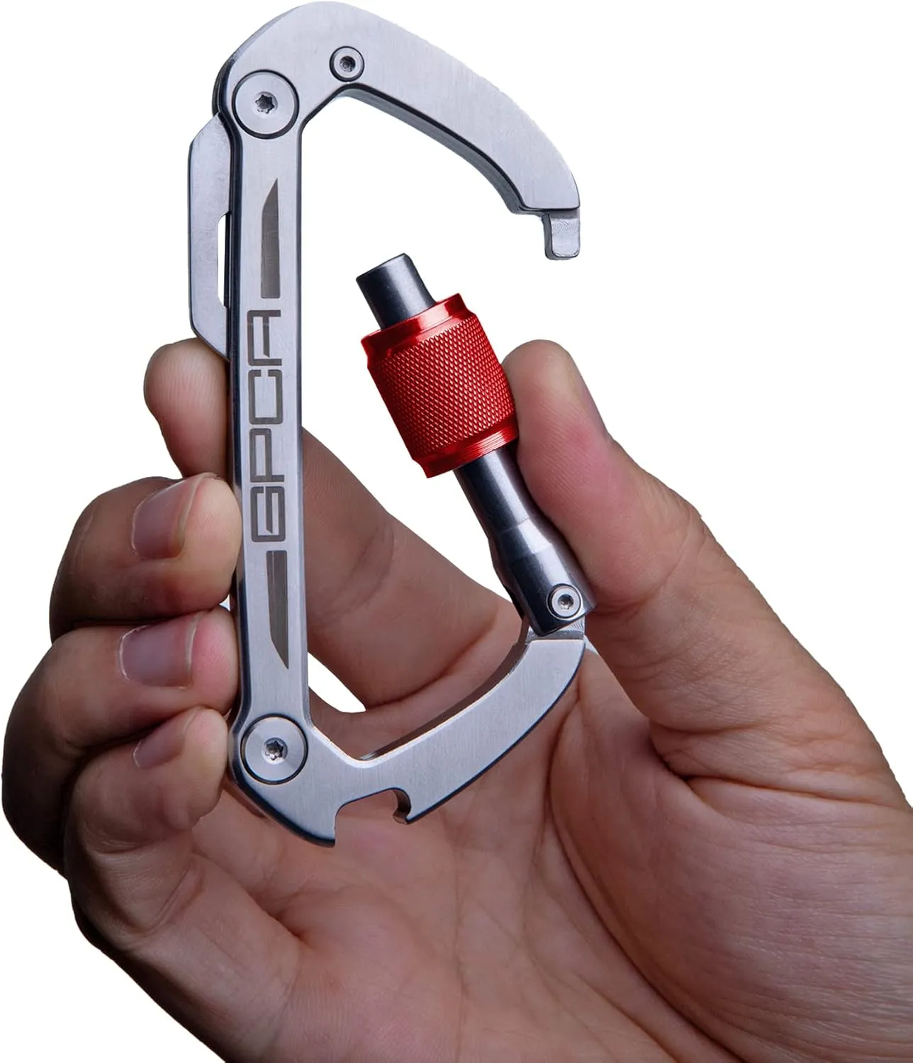 GPCA Carabiner Keychain Clip, Key Organizer, Key Ring, car Key Holder, Multi Tool EDC Gear with Bottle Opener