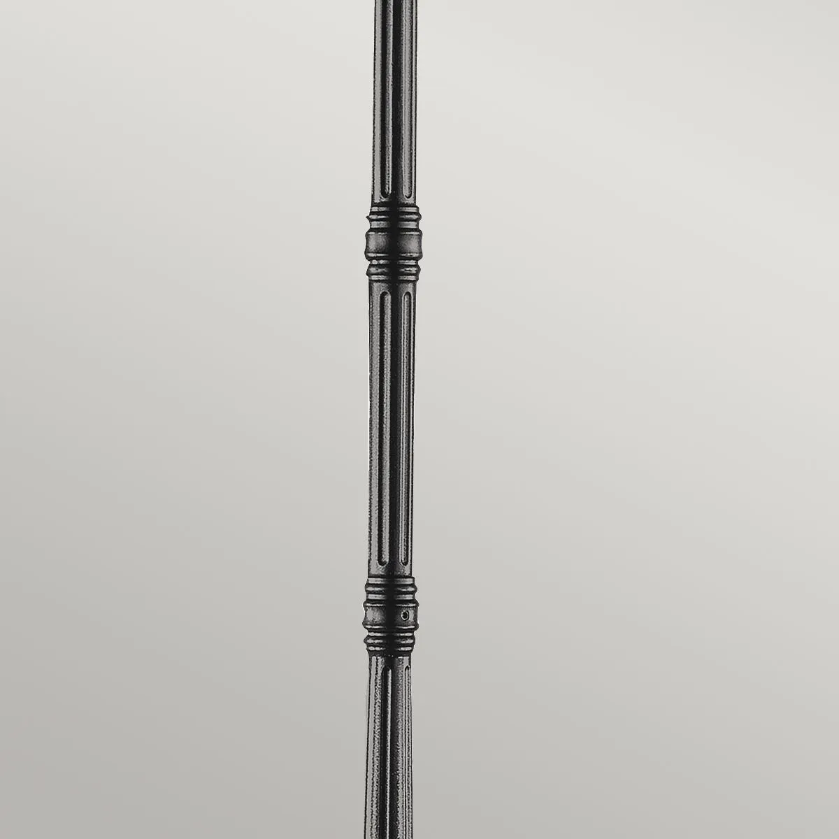 Grampian 1 Light Lamp Post | Black