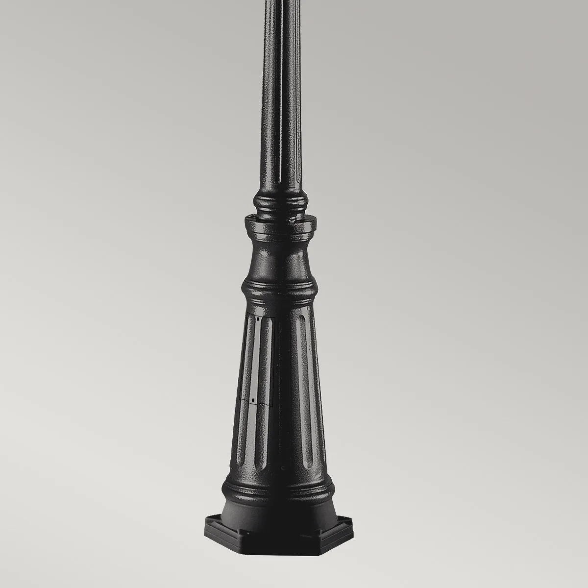 Grampian 1 Light Lamp Post | Black