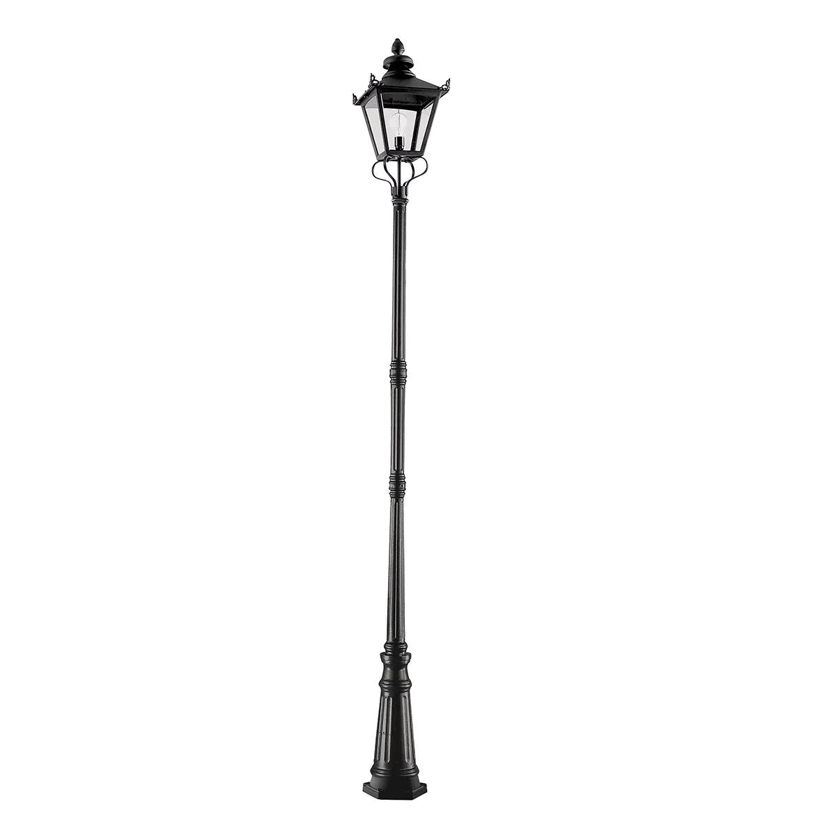 Grampian 1 Light Lamp Post | Black