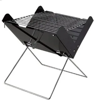 Grill Outdoor Charcoal grills Portable Iron Plate Grill Mini Family Barbecue Folding Outdoor 2 People Charcoal Tool Grill Barbecue Tools