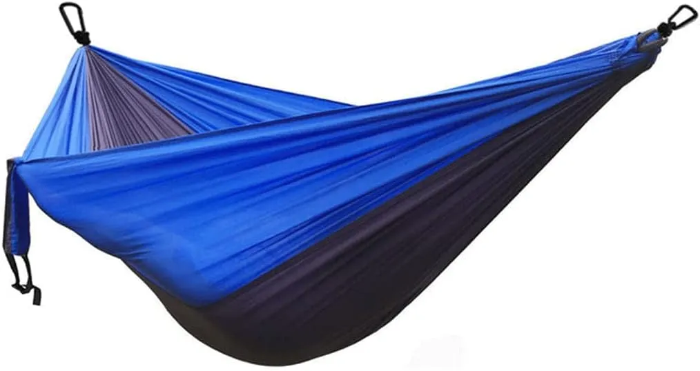 Hammocks Parachute Hammock with Hammock Straps and Black Carabiner Camping Survival Travel Outdoor Beach Hiking Gear Backpacking Hammock Outdoor Hammock