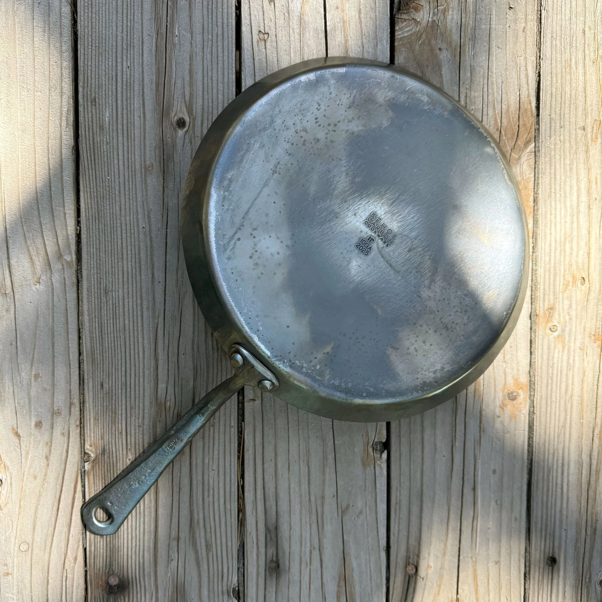 Hand Forged Carbon Steel Crepe Pan - 11 Inch - Kehoe