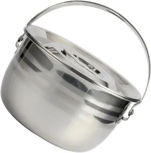 Happyyami 1pc High Capacity Soup Pot Non Stick Stew Pot for Cooking Camping Bbq Even Heat Distribution Convenient Handle