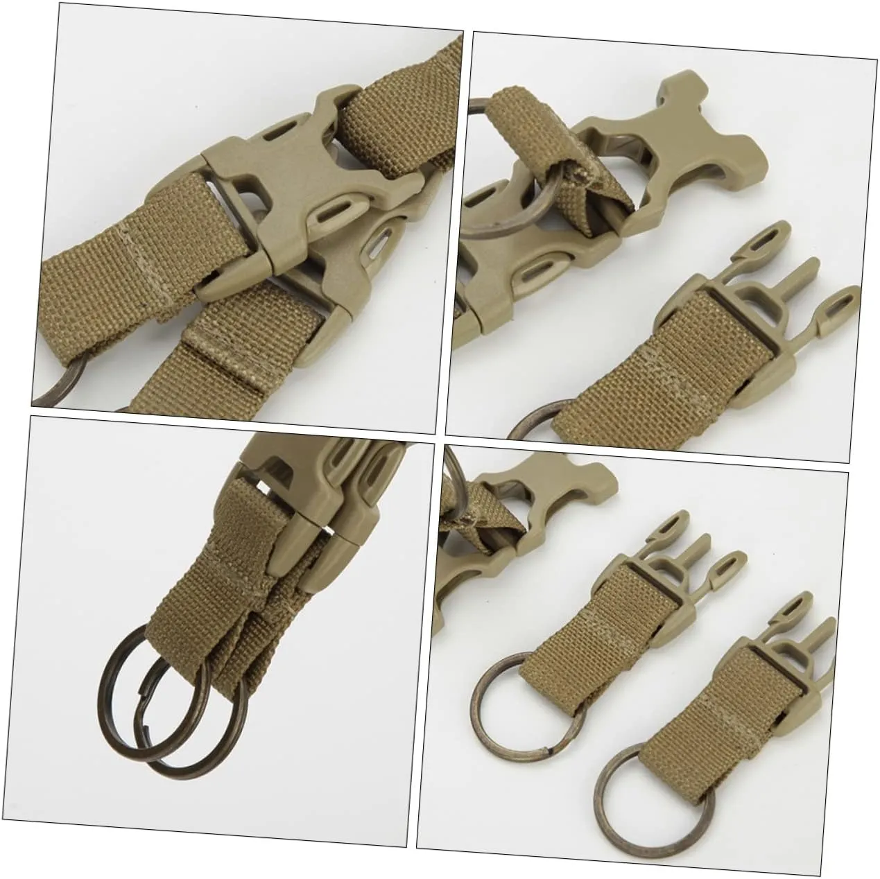 Happyyami Bag Buckle Belt Key Clip Cords Straps Lanyard Kit Tey S Hooks Bungee Webbing Strap Carabiner Clip Awning