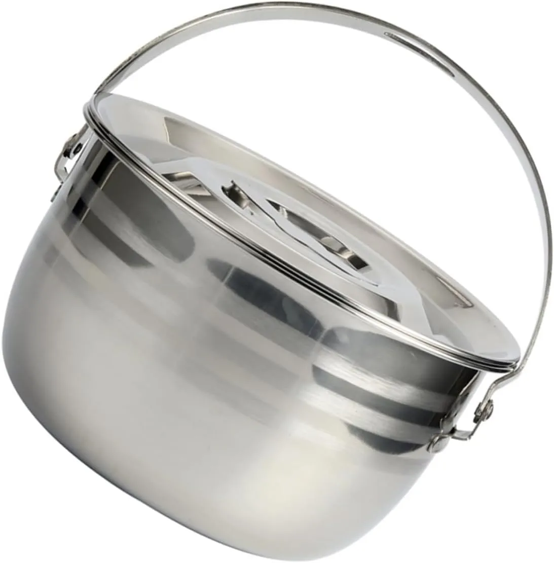 Healifty 1pc High Capacity Non Stick Stew Pot Kitchenware for Household Use Outdoor Camping Efficient Cooking Lightweight Easy to Carry