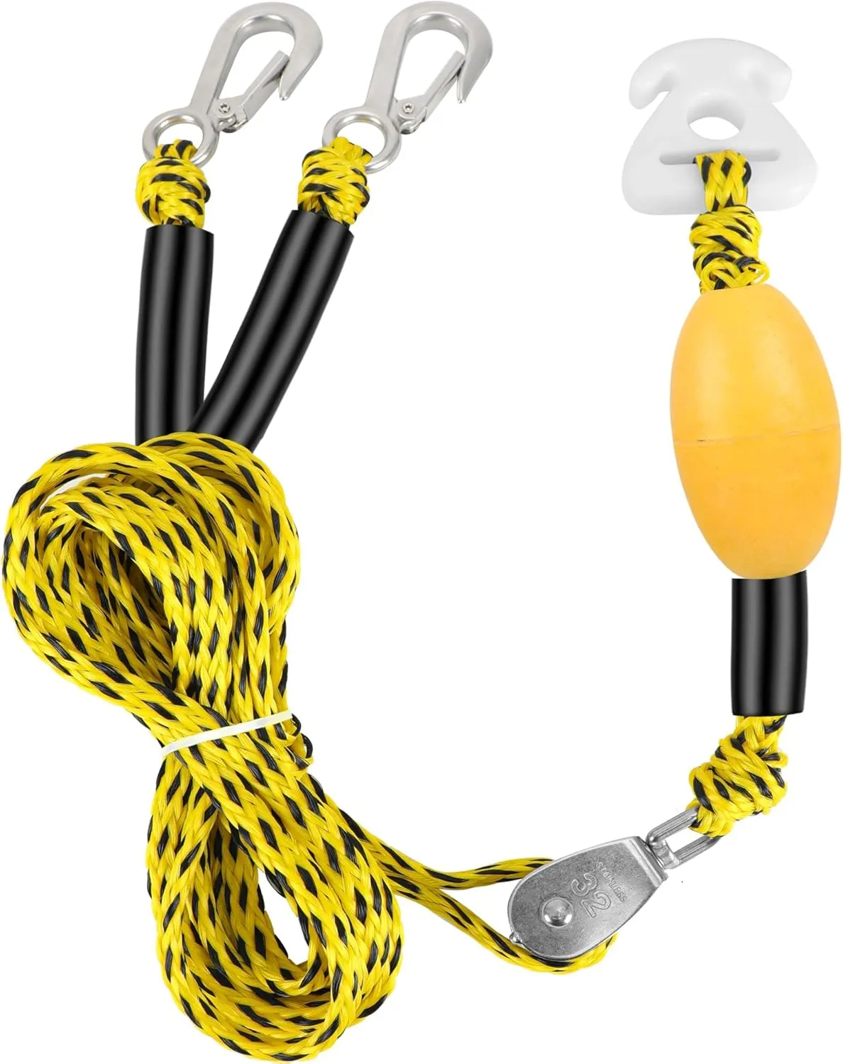 Heavy Duty Floating Tow Rope with Float Ball - Premium Watersports Towable Tubes for Boating, Water Skis, and Wakeboards