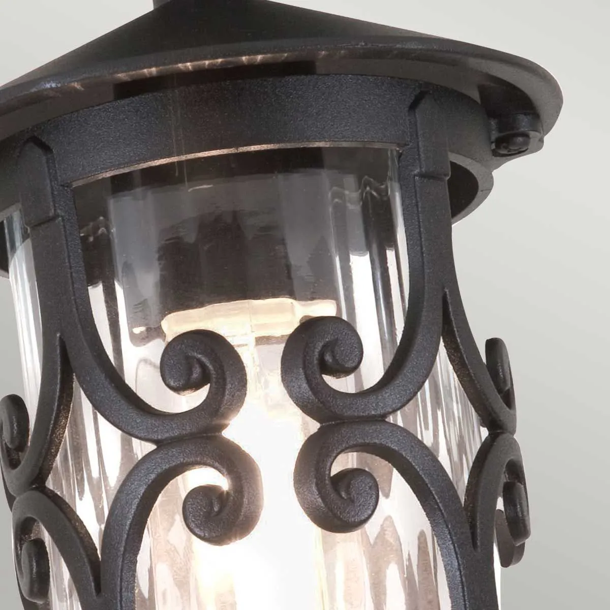 Hereford 1 Light Porch Lantern | Black