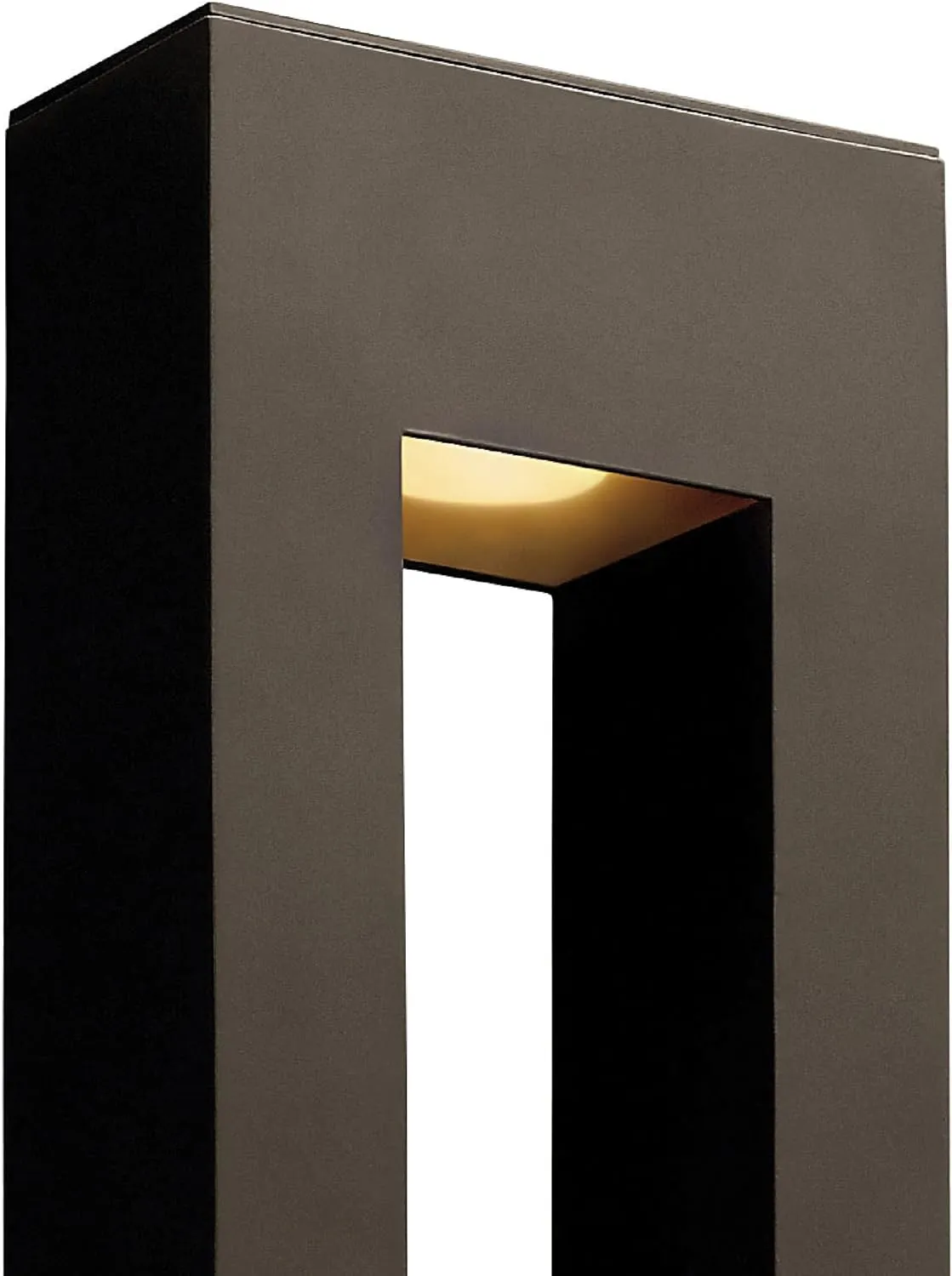 Hinkley Atlantis 1648BZ-LED Medium LED Wall Mount Lantern - Aluminum, Dark Sky Compliant, Integrated LED, 120v, Dimmable - Bronze