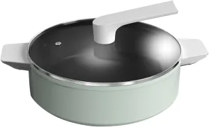 Hot Pot Camping Cooking Hiking Cookware Outdoor Cast Iron Lid Soup