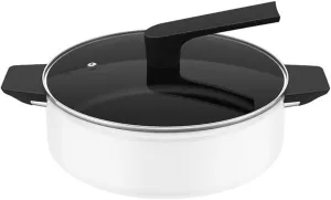 Hot Pot Camping Cooking Hiking Cookware Outdoor Cast Iron Lid Soup(D)
