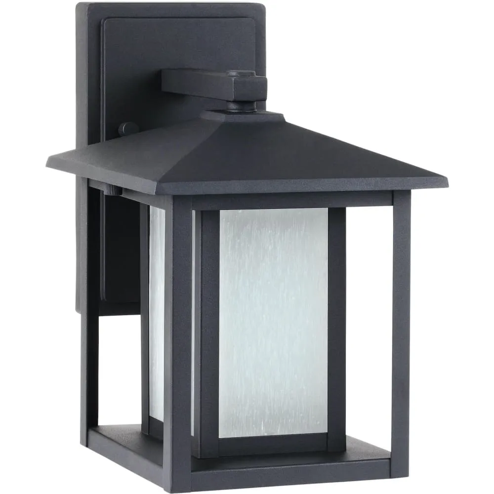Hunnington Black LED Outdoor Wall Lantern