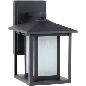 Hunnington Black LED Outdoor Wall Lantern