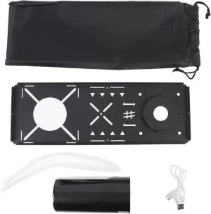 IGT Camping Table Electric Water Pump Mounting Board, Portable IGT Plate with Water Dispenser, 200 600 800 ml 3 Levels Water Output for Picnic, Camping, Backyard BBQ, Travel