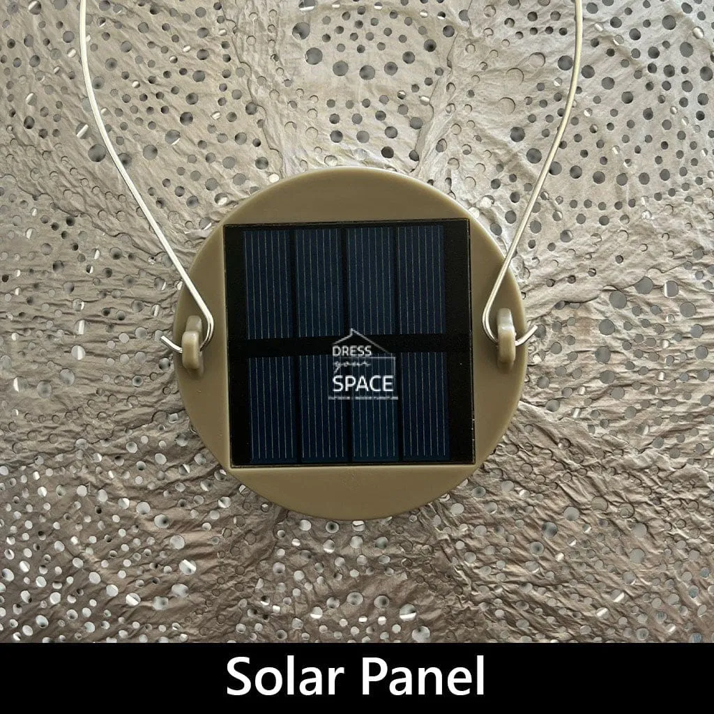 Ikat Bulb 16 - Petrol - Solar Lantern