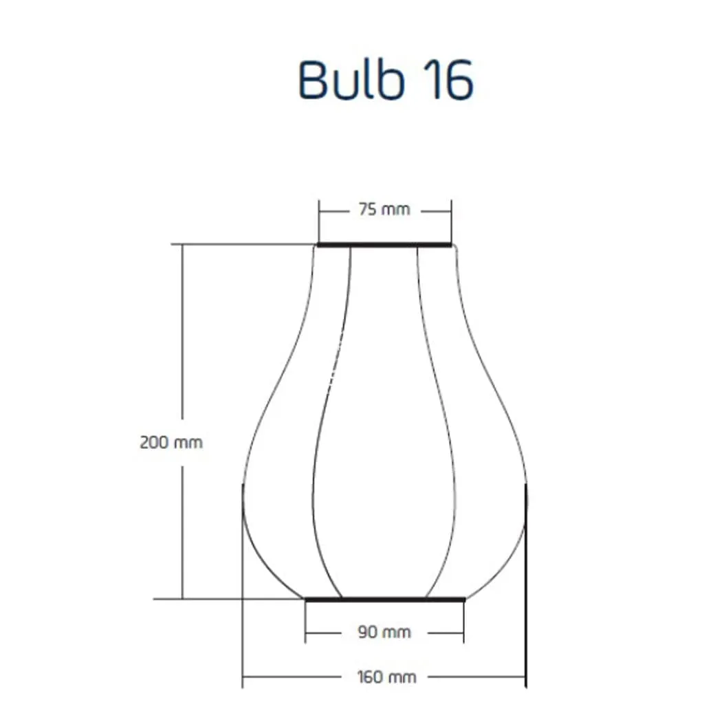 Ikat Bulb 16 - Petrol - Solar Lantern