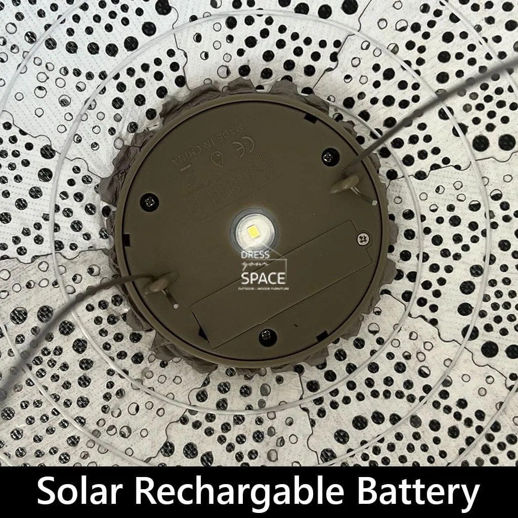 Ikat Bulb 16 - Petrol - Solar Lantern