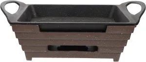 IMIKEYA Portable Bbq Grill Grill Plate Charcoal Pan Camper Grill for Grilled Fish Stove