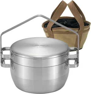 ing Cookware Stainless Steel Dutch Pot Camping Stew Pot Thicken Frying Pan