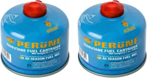 Iso-Butane Camping Fuel Gas Canister All Season Mix - 230gram (2 Pack)