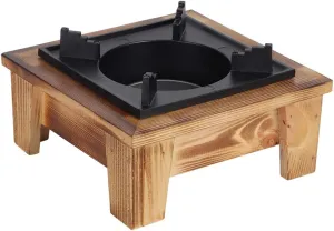Japanese Alcohol Wood Stove Portable Barbecue Alcohol Oven Stove Furnace Kitchenware Cooking Utensil for Outdoor Picnic
