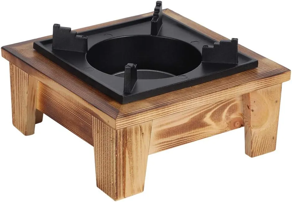 Japanese Alcohol Wood Stove Portable Barbecue Alcohol Oven Stove Furnace Kitchenware Cooking Utensil for Outdoor Picnic