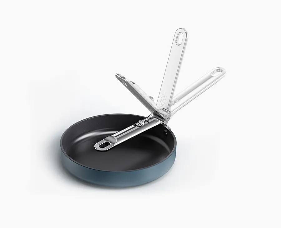 Joseph Joseph Space Folding Handle Ceramic Non-stick Blue Frying Pan