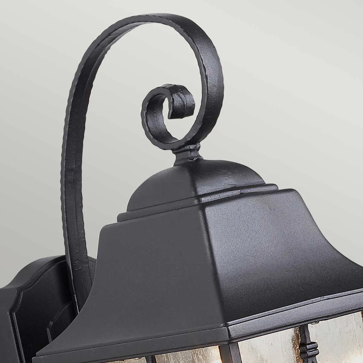 Kent 1 Light Wall Lantern | Black