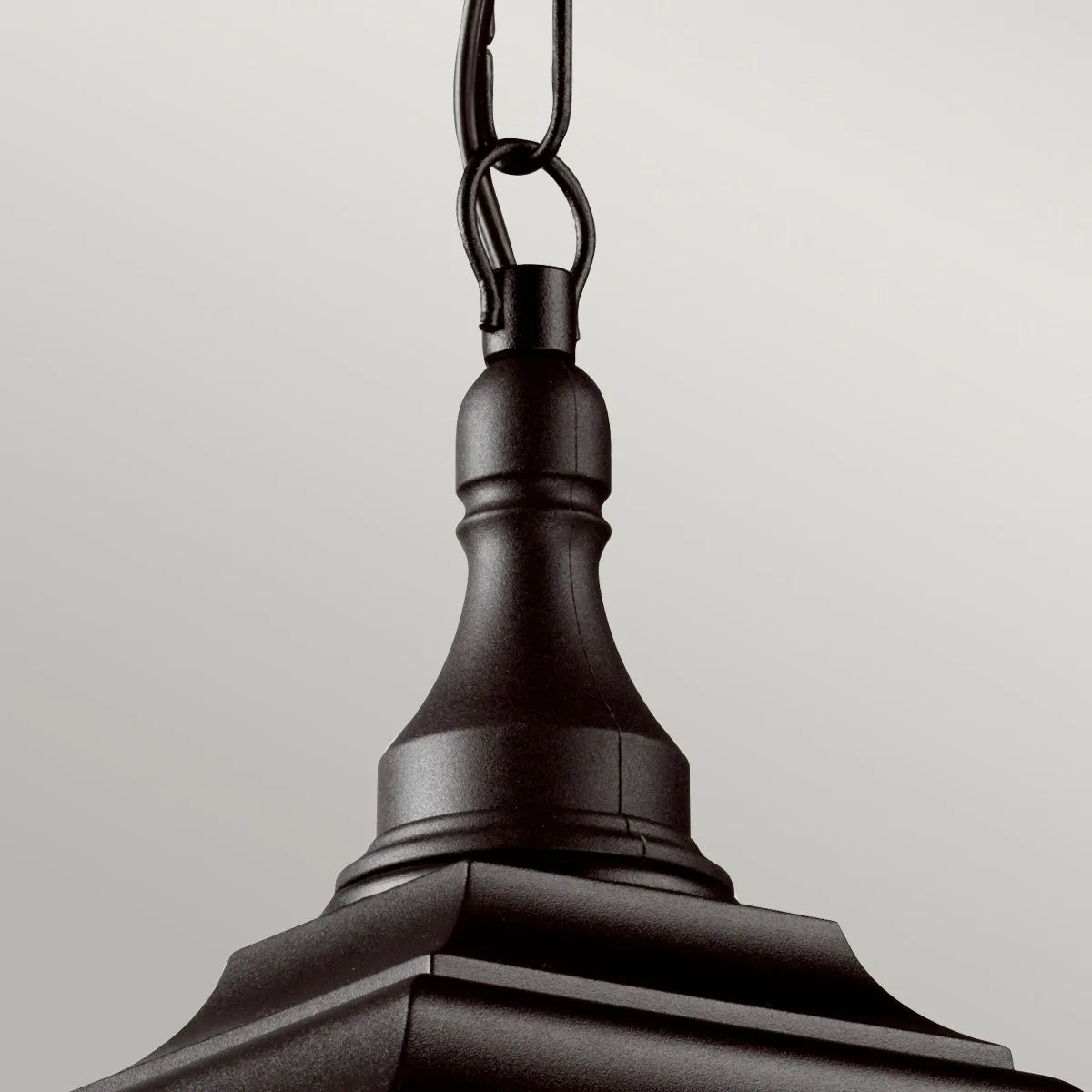 Kerry 1 Light Chain Lantern | Black