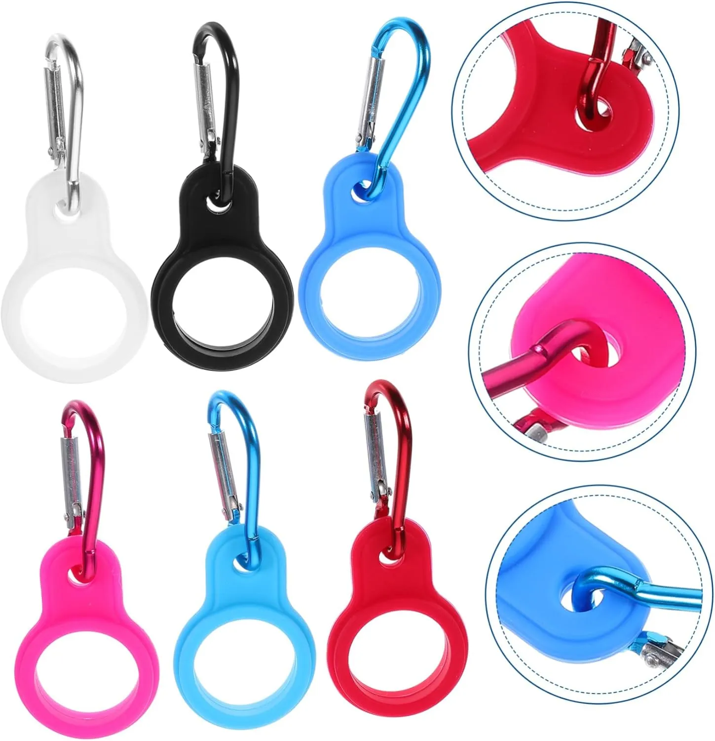 Kettle Buckle Protein Shaker Bottle Ring to Attach Water Bottle to Back Water Bottle Carabiner Bottle
