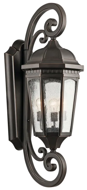 Kichler Three Light Outdoor Wall Mount