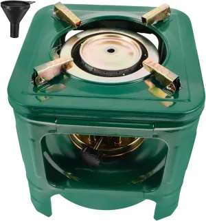 Kisangel 1Set Portable Kerosene Stove for Outdoor Barbecue Burner for Camping Bbq Easy to Carry Durable Construction