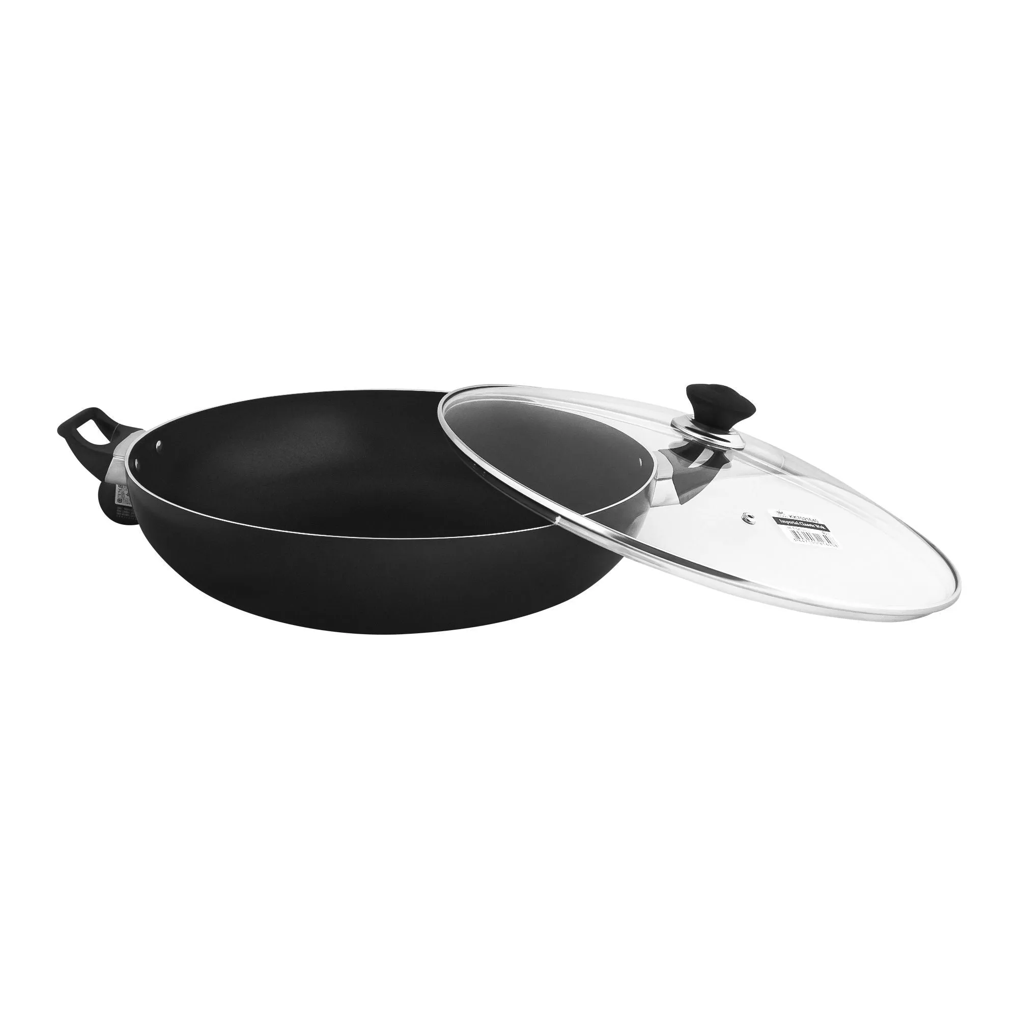 Kitchen King Imperial Classic Karai   Glass LID 32cm, Black, KK7021632